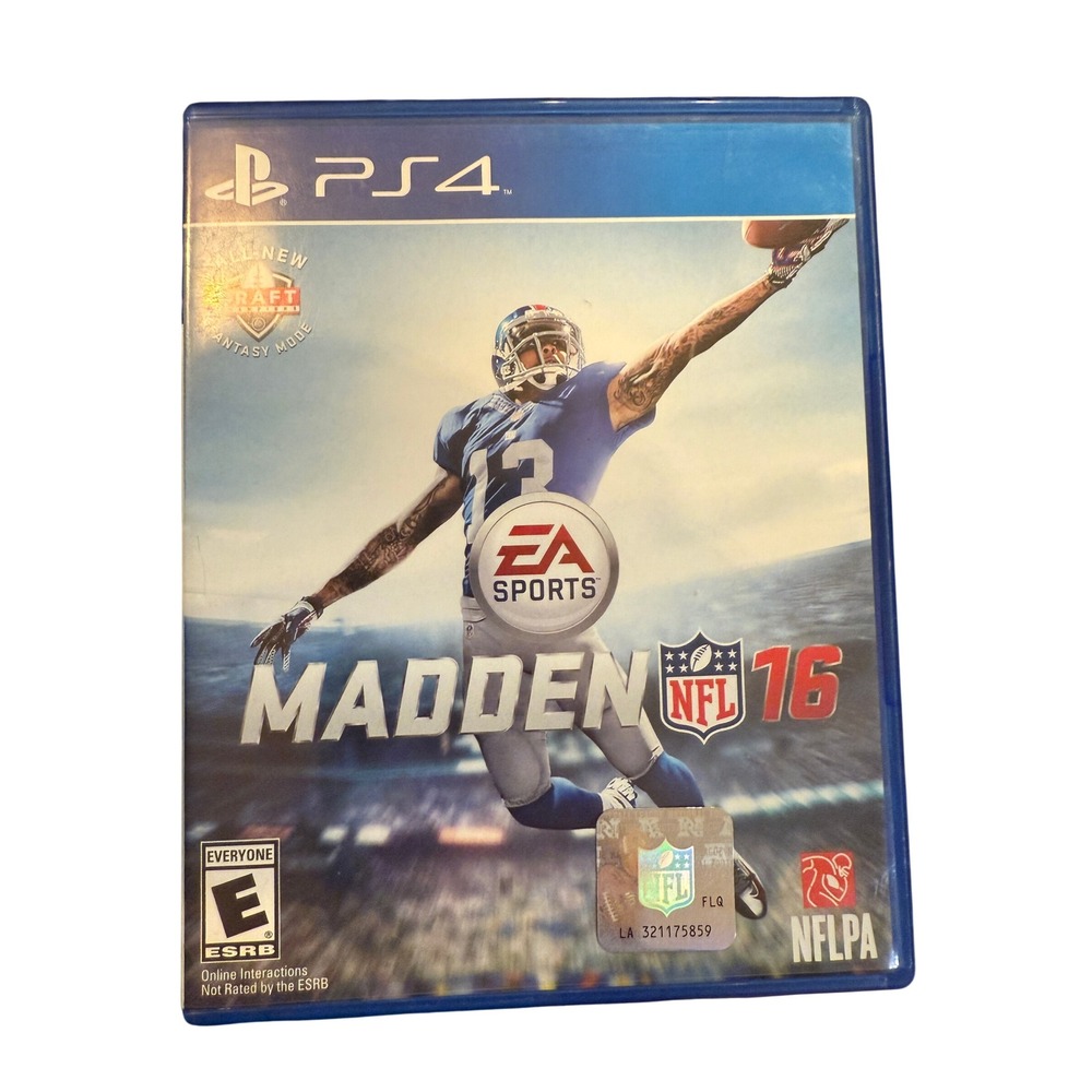 Madden NFL 16 Video Game for Sony PlayStation‎ 4 PS4 EA Sports